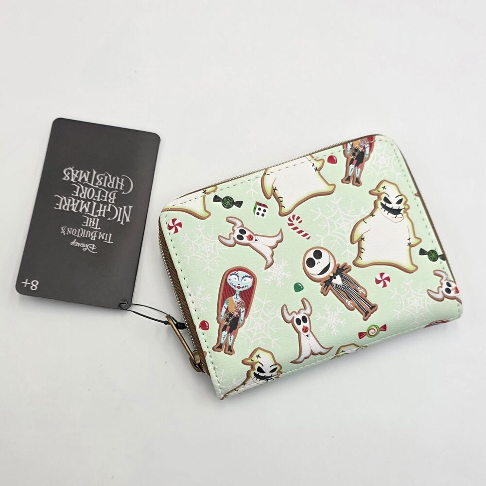 Loungefly Disney The Nightmare Before Christmas Character Cookies Wallet New